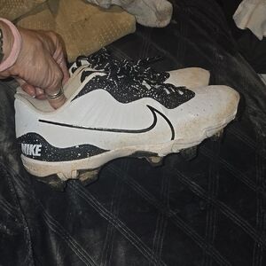 Nike Black and White Cleats